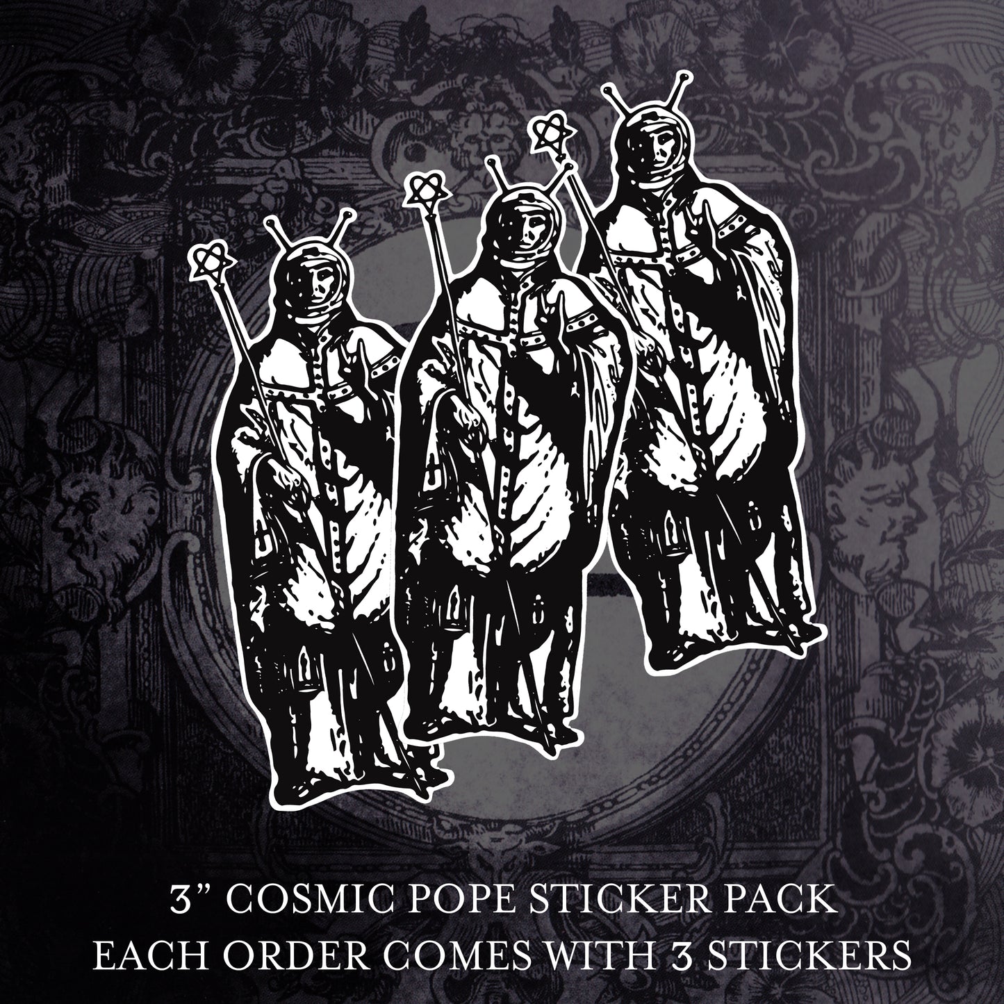 COSMIC POPE Sticker Pack