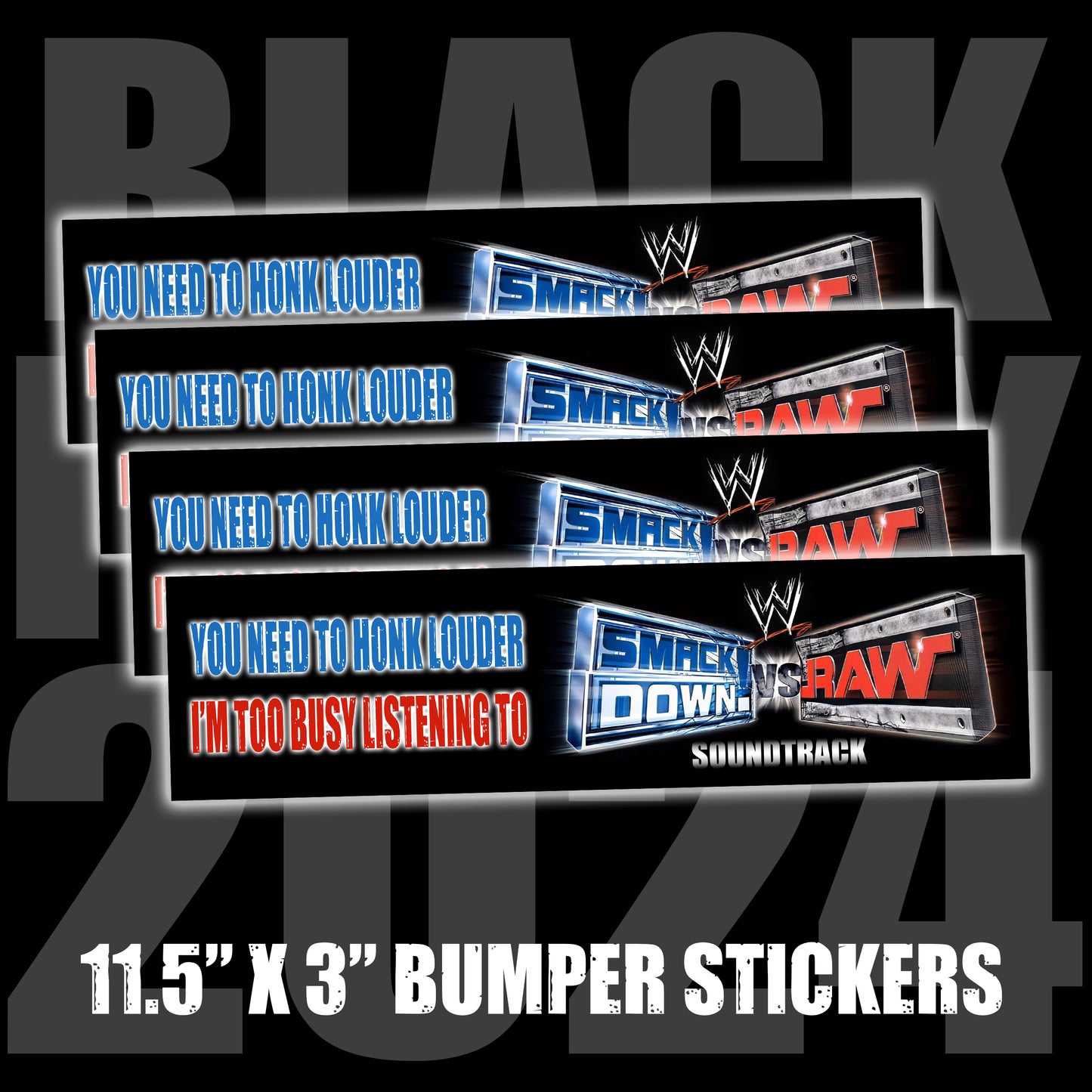 SvR 2005 SOUNDTRACK BUMPER STICKER