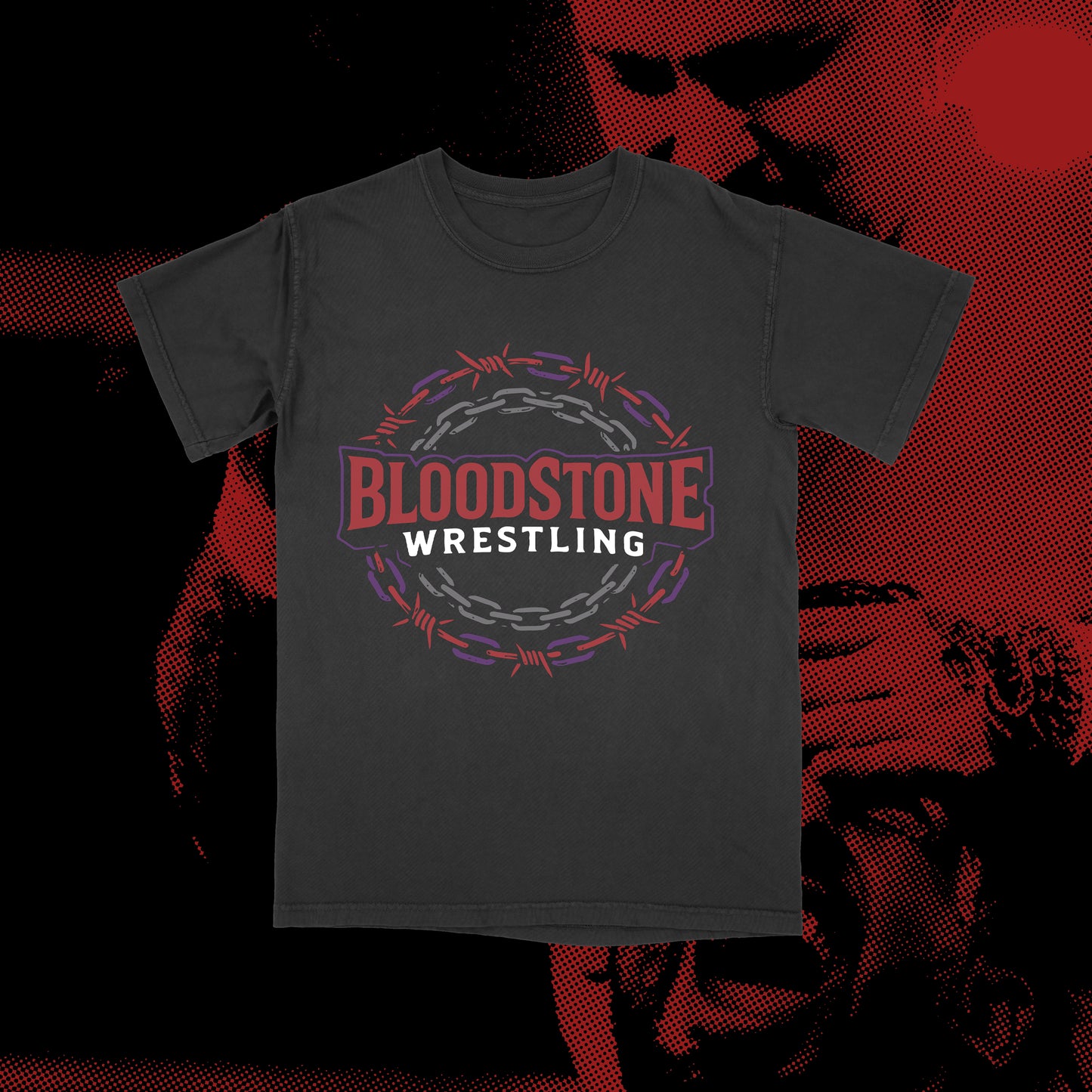 BLOODSTONE BARBED WIRE LOGO T-SHIRT