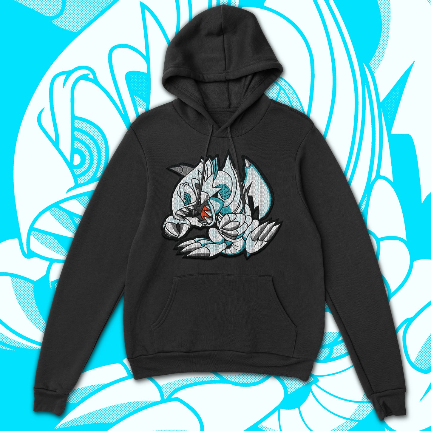 TOON DRAGON 100% STITCHED/EMBROIDERED HOODIE