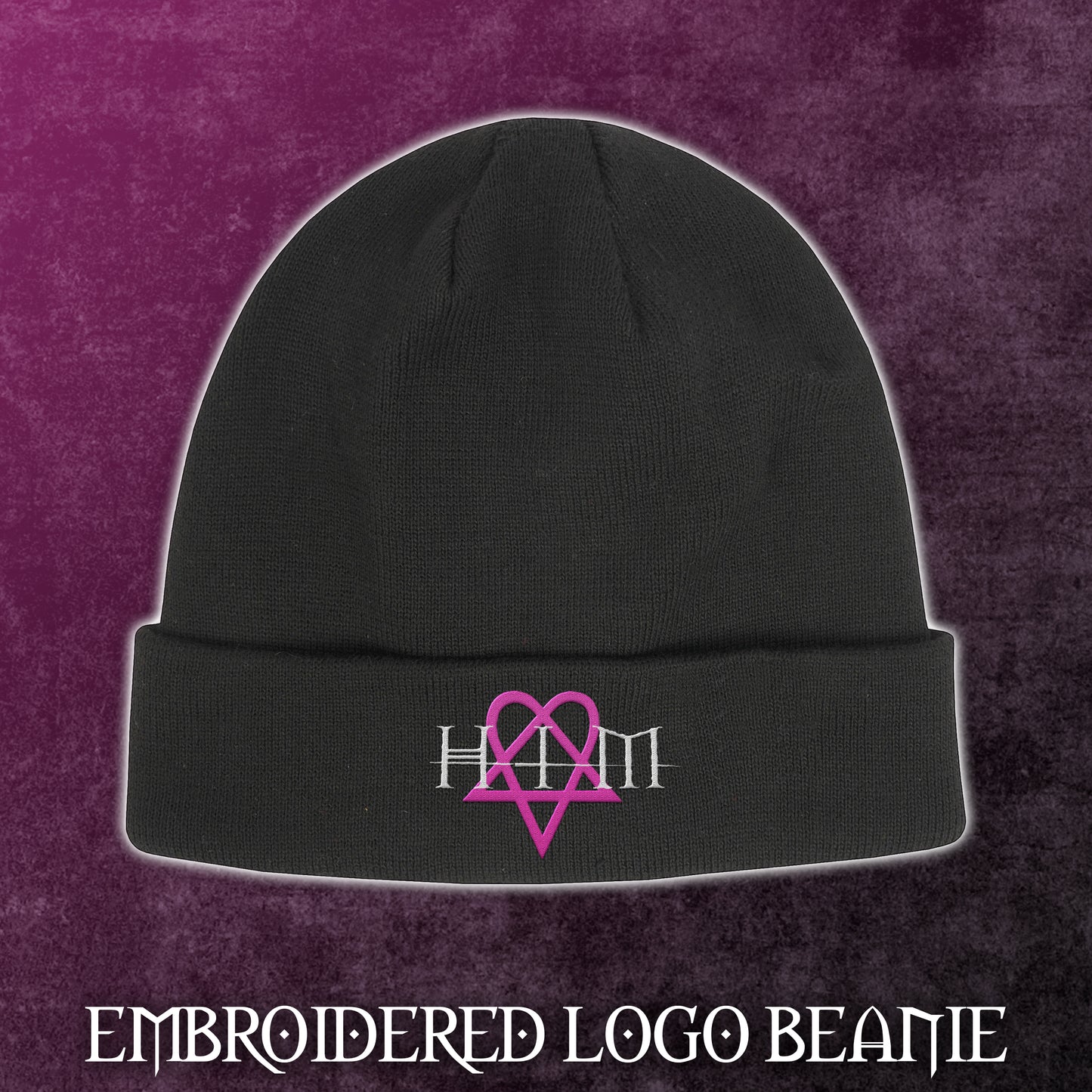 RAZORBLADE ROMANCE EMBROIDERED BEANIE *Pre-Order*