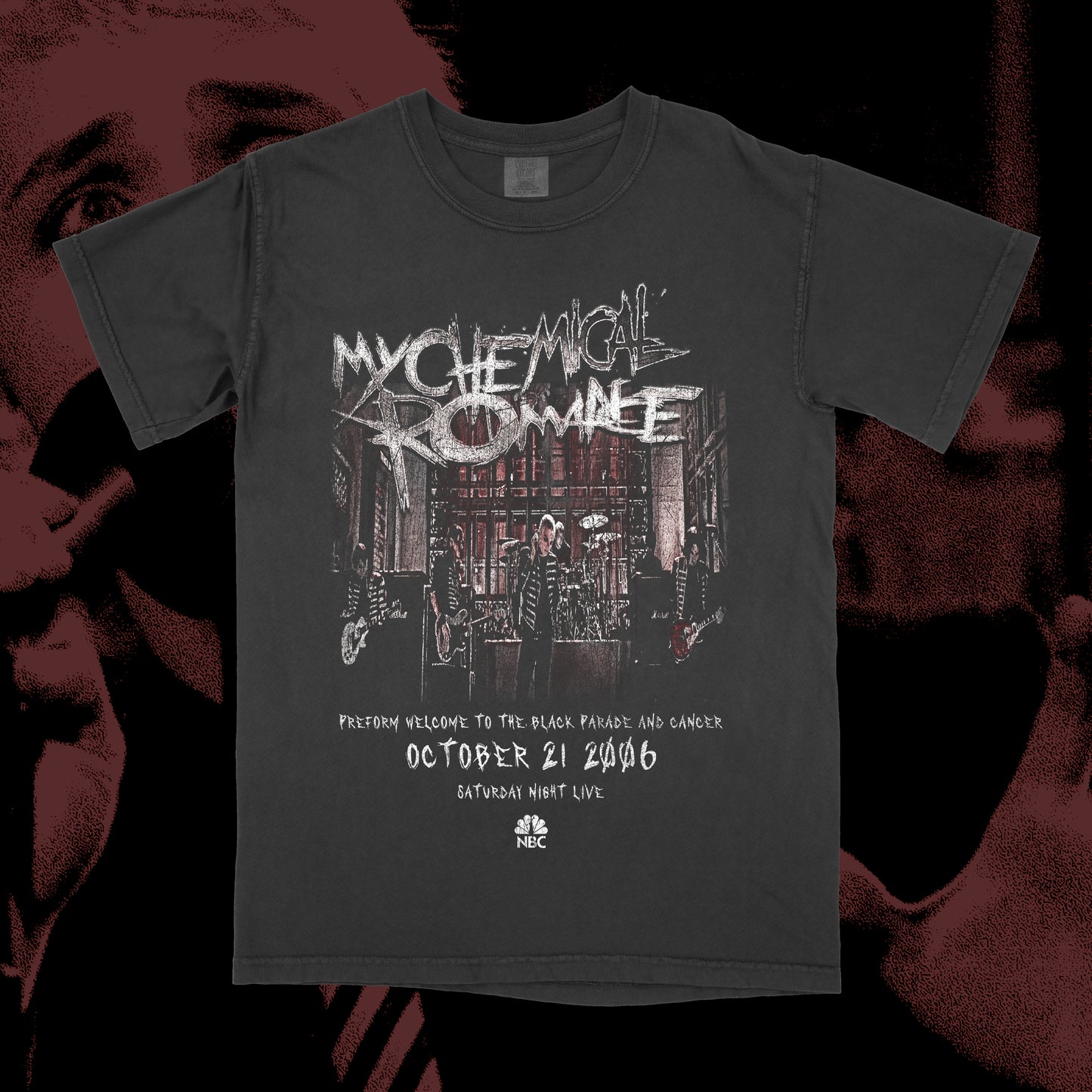 MCR LIVE ON SNL T-SHIRT