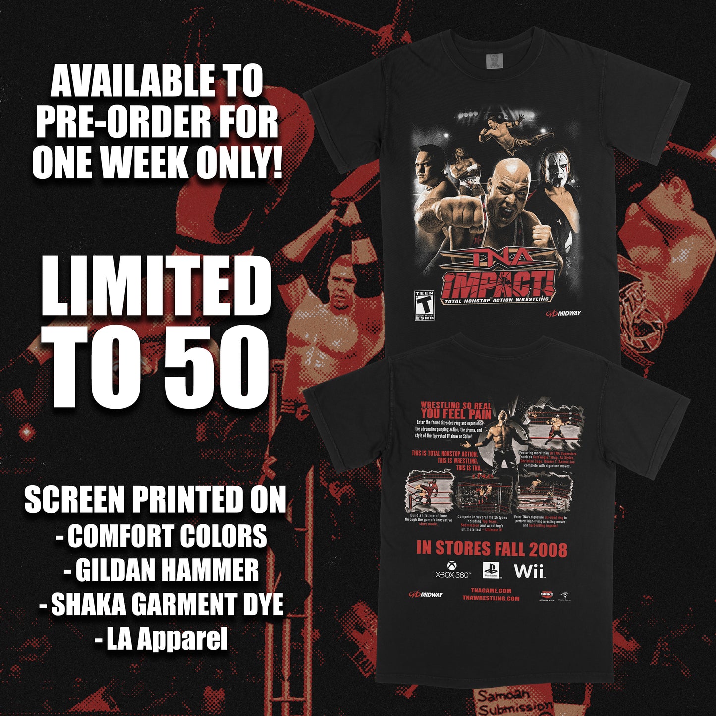 IMPACT! GAME T-SHIRT *PRE-ORDER*