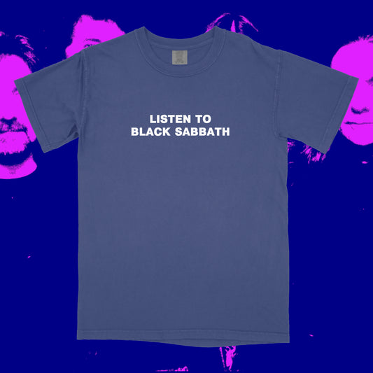 LISTEN TO BLOODY SABBATH T-SHIRT *PRE-ORDER*