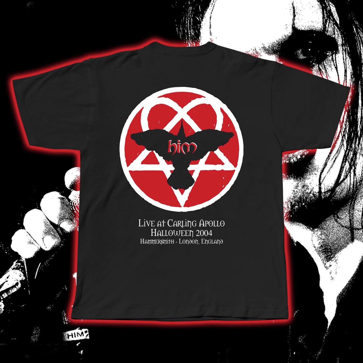 HIM x THE CROW SHIRT