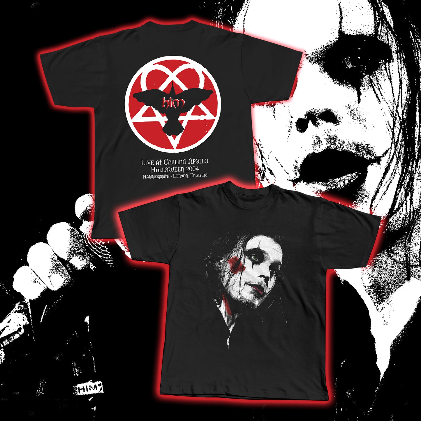 HIM x THE CROW SHIRT